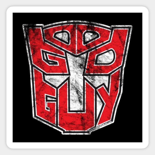 Good Guy Logo (distressed) Magnet by TransMissions Podcast